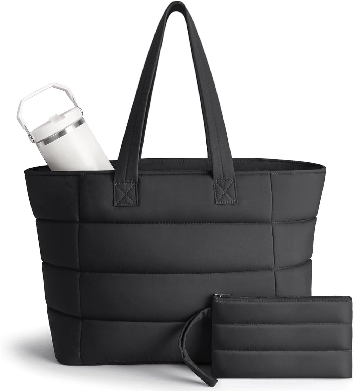 Women'S Tote Bags For Work - Kadınlar için Şişme Tote Çanta, Seyahat,