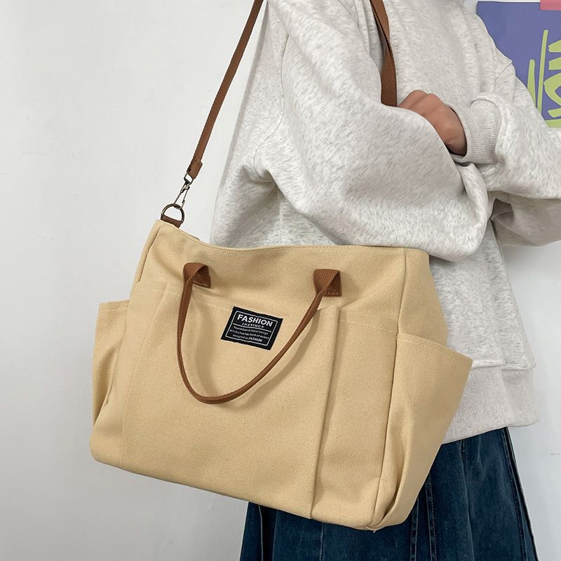 Women'S Tote Bags For Work - Kadınlar için Büyük Kanvas Çanta, Minimalist