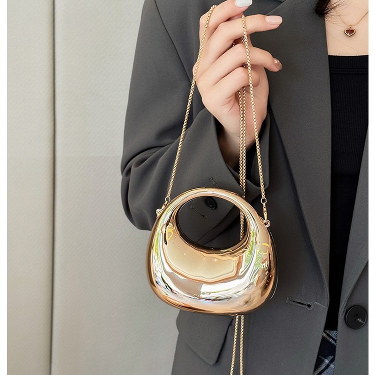 Women Bags Luxury - Mini Altın Akşam Çantası, Lüks Tasarımcı