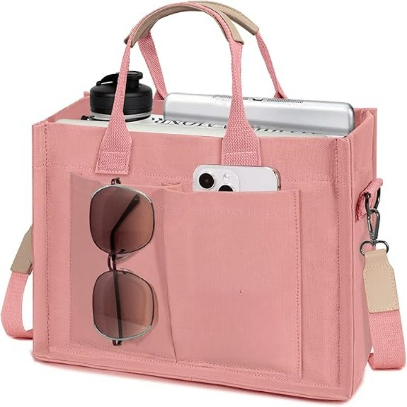 Women'S Tote Bags For Work - Kadınlar için Büyük Kanvas Bez Çanta,