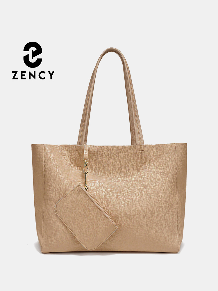 Women'S Tote Bags For Work - Zency Hakiki Deri Büyük Bez Çantalar