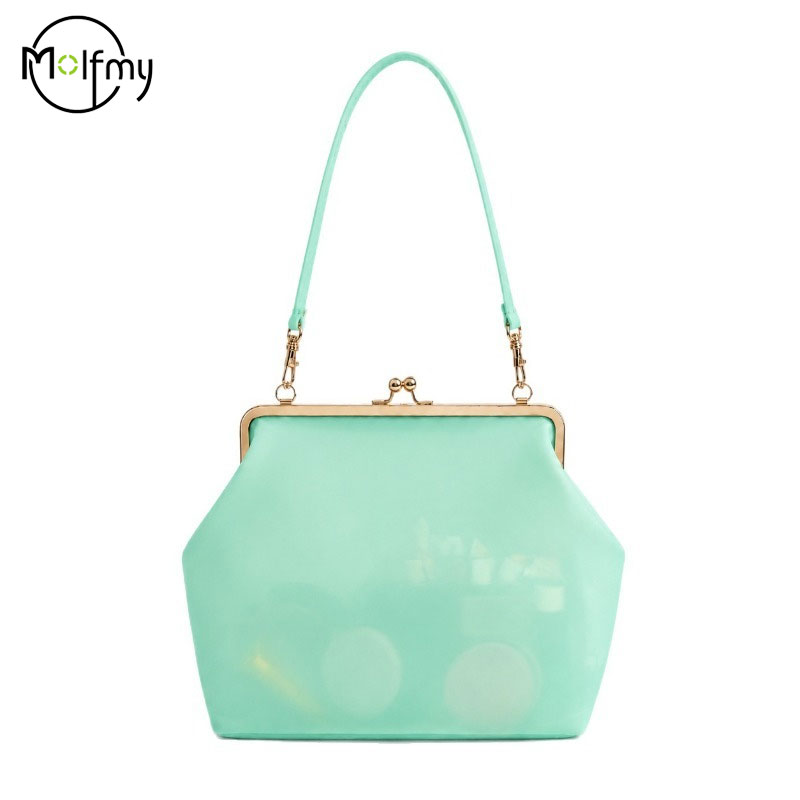 Hobo Bag Slouchy - Şeffaf PVC Su Geçirmez Jöle Çanta