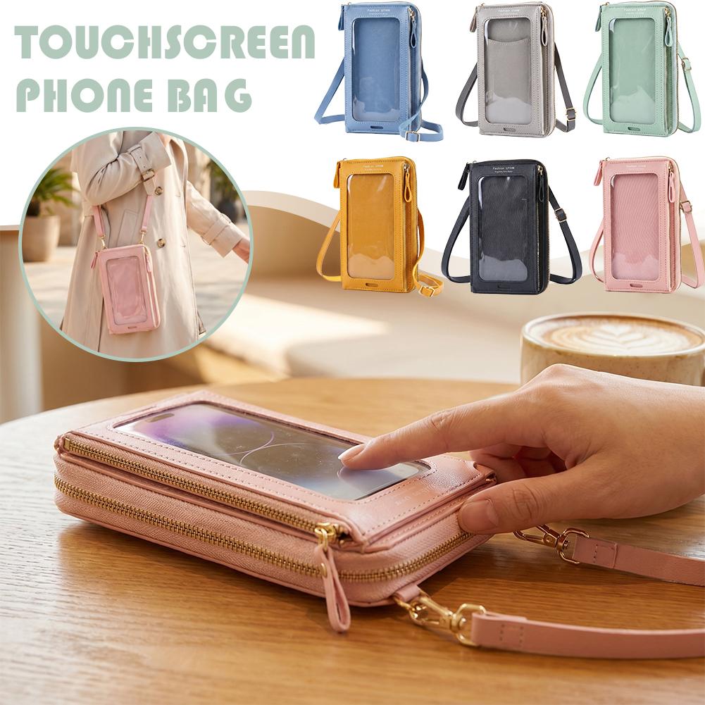 Women Bags And Purses - Kadın Çantaları Yumuşak Deri Cüzdanlar Dokunmatik