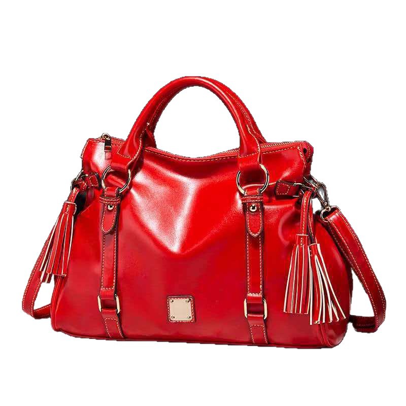 Women'S Work Bags Designer - Retro Yumuşak Deri Kadın Büyük Kapasiteli