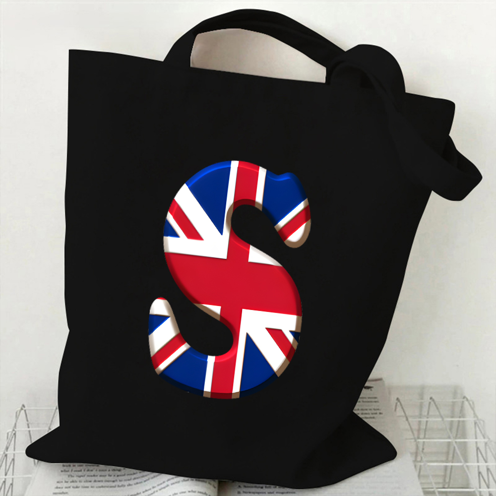 Women Bags In Uk - A'dan Z'ye 26 Harfli Kanvas Bez