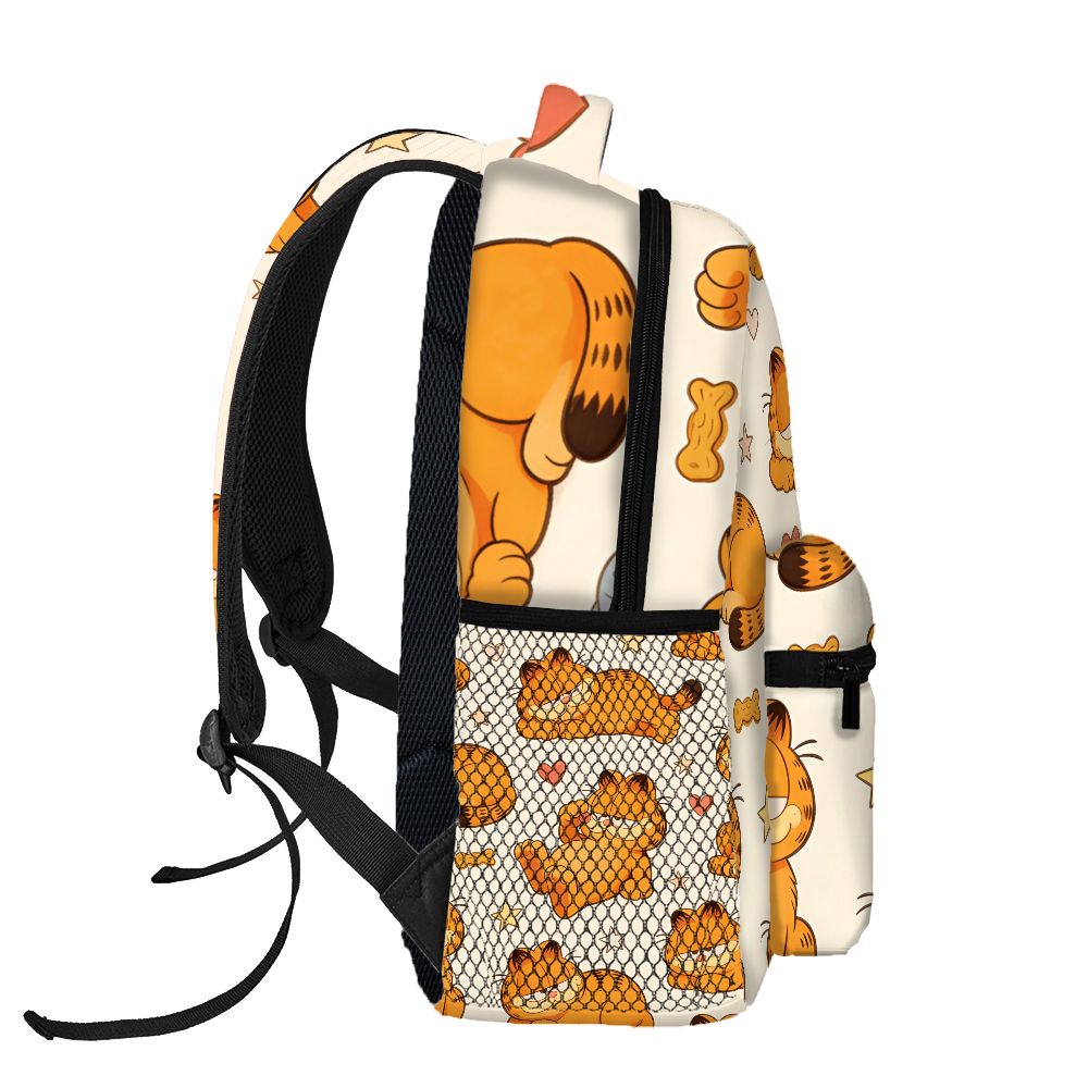 Mesh Net Bag - Komik Tembel Garfield Sırt Çantası Yıldız