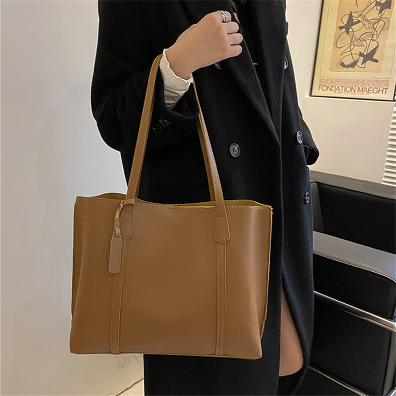 Klasik Siyah Suni Deri Tote Ça - Women'S Tote Bags For Work incelemesi ve fiyatı