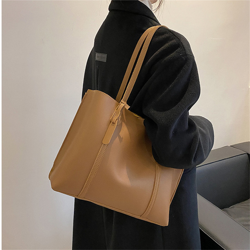 Klasik Siyah Suni Deri Tote Ça - Women'S Tote Bags For Work incelemesi ve fiyatı