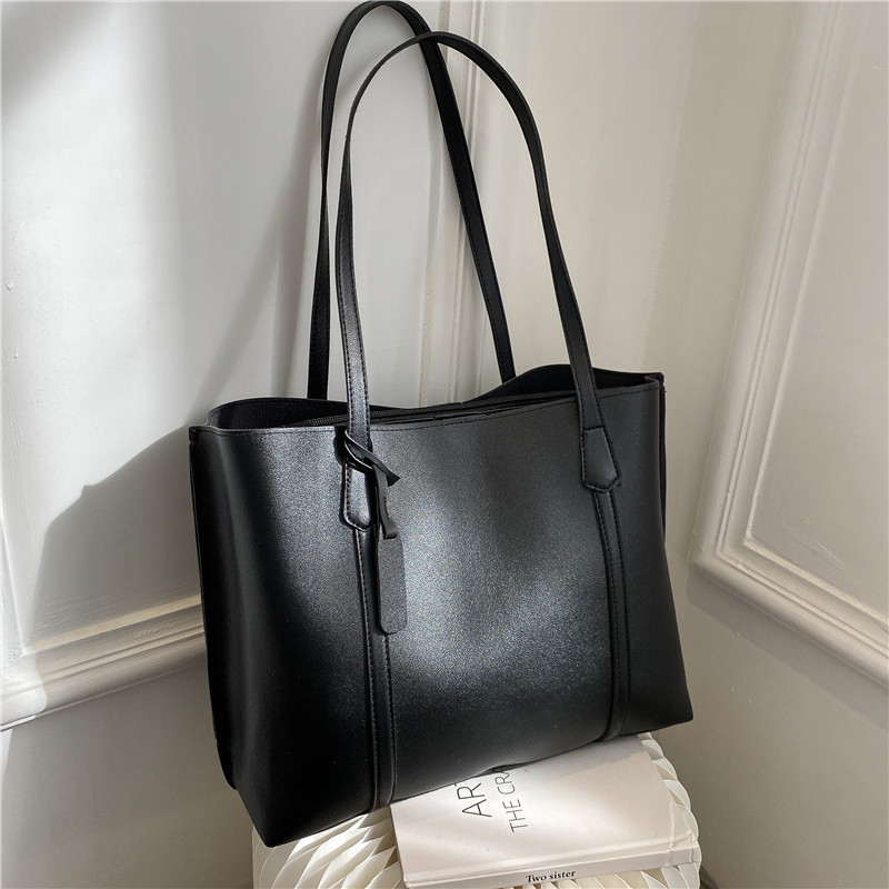 Klasik Siyah Suni Deri Tote Ça - Women'S Tote Bags For Work incelemesi ve fiyatı