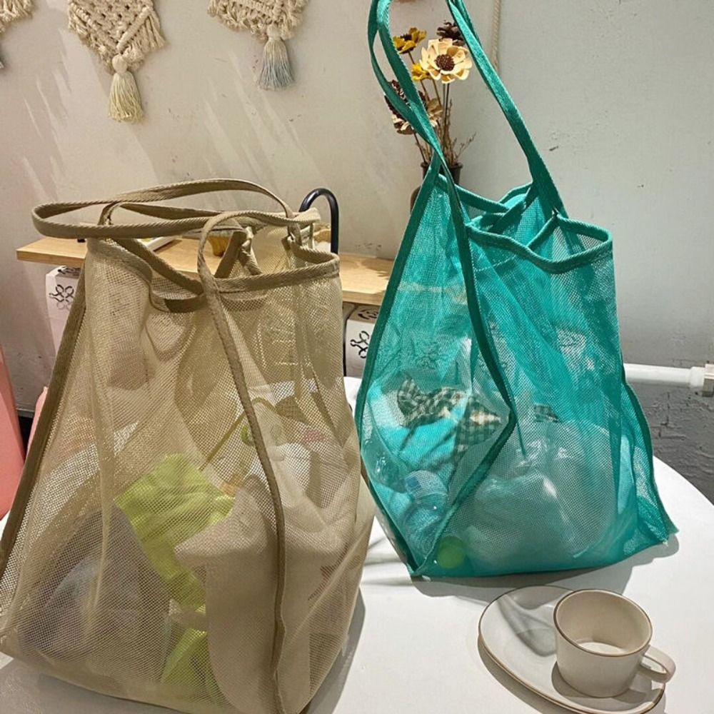 Fileli Omuz Çantası Şeffaf Haf - Mesh Net Bag incelemesi ve fiyatı
