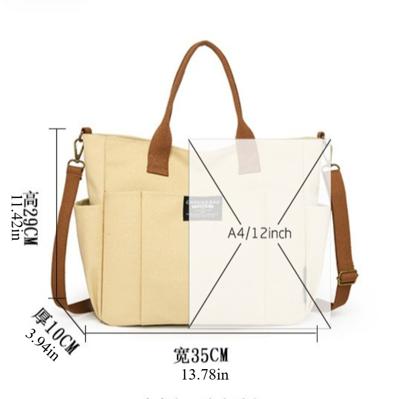 Kadınlar için Büyük Kanvas Çan - Women'S Tote Bags For Work incelemesi ve fiyatı