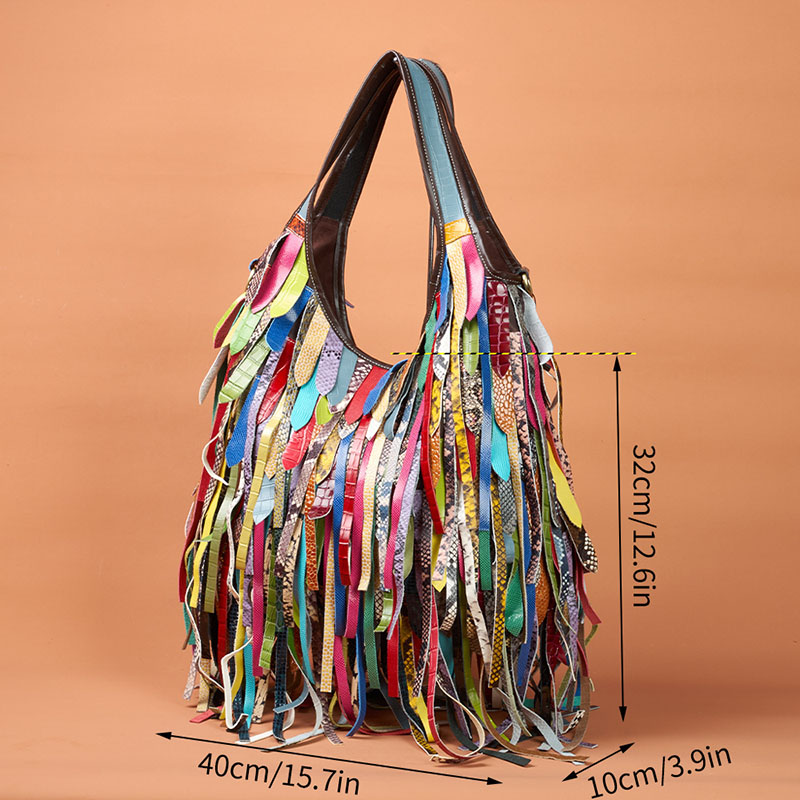 Kadınlar Için renkli Gerçek Ko - Hobo Bag Slouchy incelemesi ve fiyatı