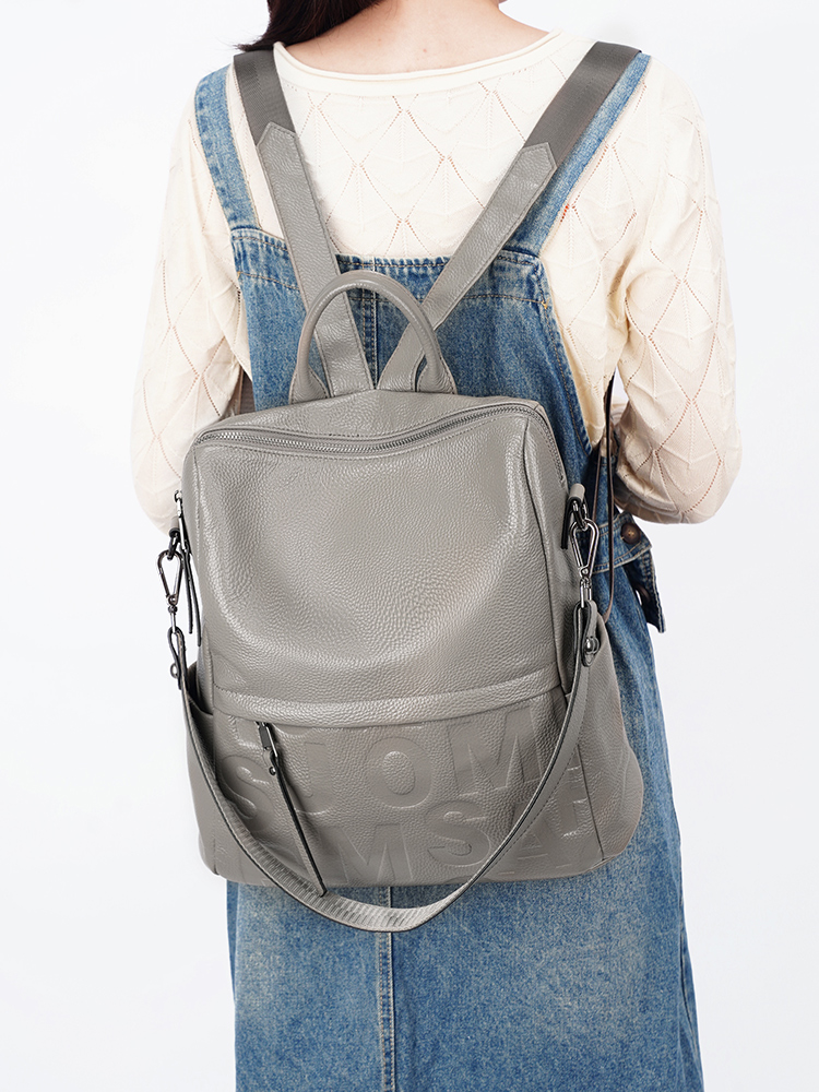 Zency Premium Hakiki Deri Çok  - Women Bags Grey incelemesi ve fiyatı