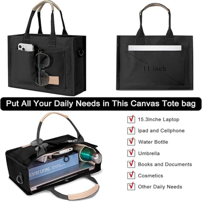 Kadınlar için Büyük Kanvas Bez - Women'S Tote Bags For Work incelemesi ve fiyatı