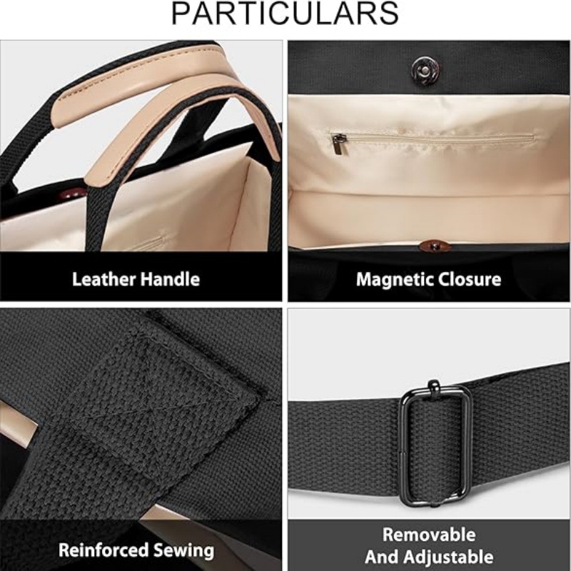 Kadınlar için Büyük Kanvas Bez - Women'S Tote Bags For Work incelemesi ve fiyatı