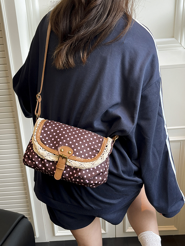 Retro Puantiyeli Dantel Detayl - Women'S Young Bags incelemesi ve fiyatı