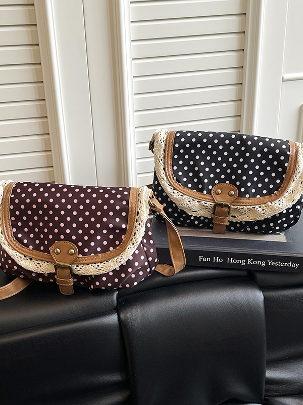Retro Puantiyeli Dantel Detayl - Women'S Young Bags incelemesi ve fiyatı