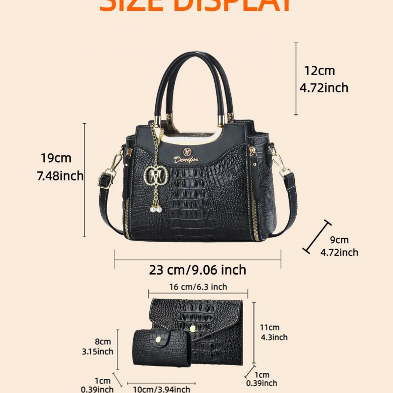Kadınlar İçin Timsah Derisi De - Women'S Crossbody Bags incelemesi ve fiyatı