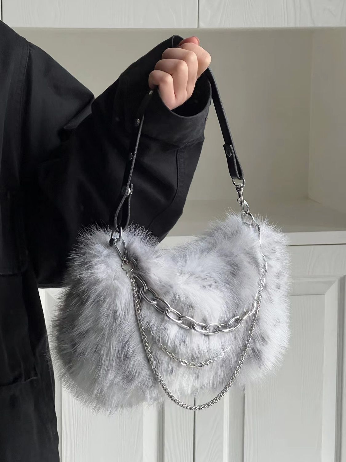 JIAERDI Vintage Y2K çanta kadı - Women Bags Grey incelemesi ve fiyatı
