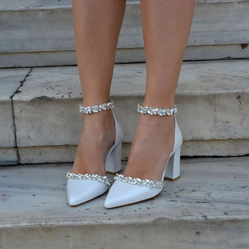 Sivri Yüksek Topuk Kalın Topuk - Women Bags And Shoes incelemesi ve fiyatı
