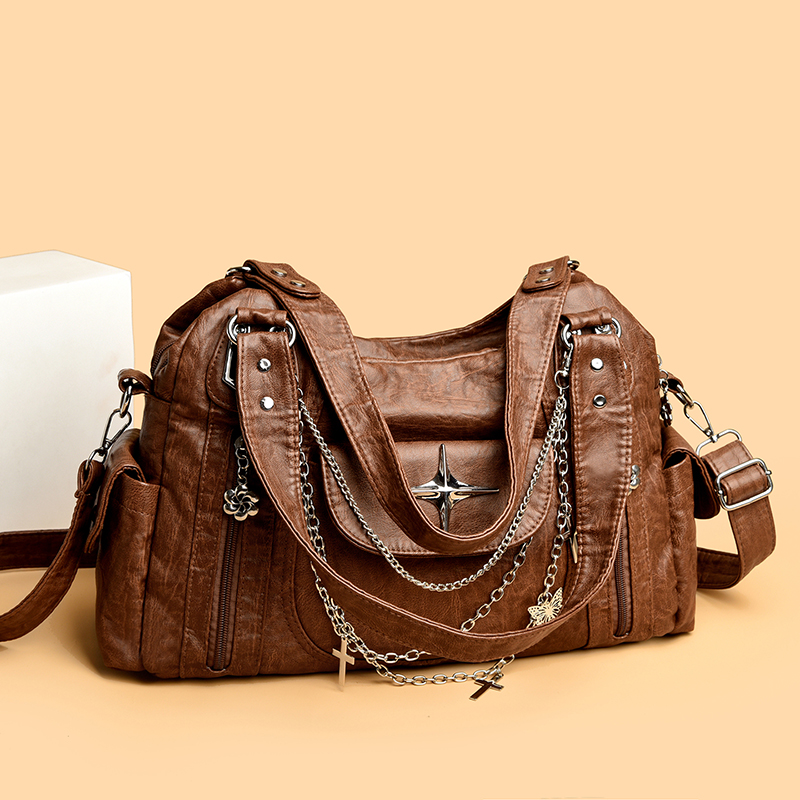 Gri Leopar Baskı Hangbag Çapra - Women Bags Grey incelemesi ve fiyatı
